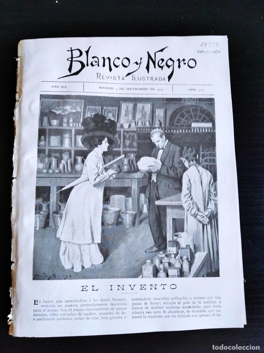 Collection Magazines and Newspapers: BLANCO Y NEGRO. N&ordm; 957. A&Ntilde;O 1909. ANTONIO VAN DYCK. UNA L&Aacute;PIDA EN VALENCIA. EL PRENDIMIENTO ... LEER