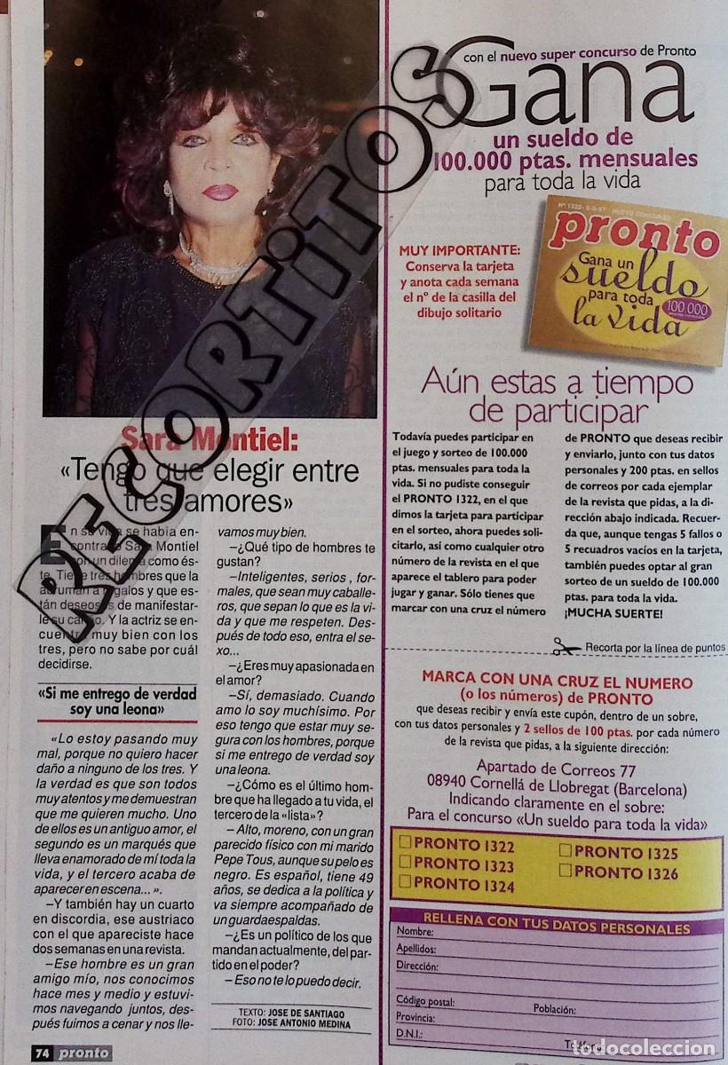 Coleccionismo de revistas y peri&oacute;dicos: sara montiel
