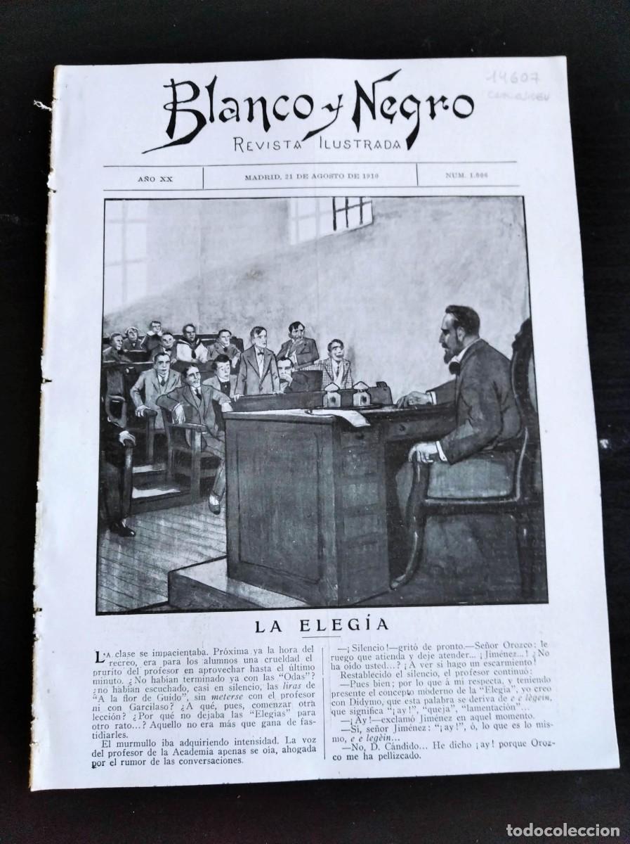 Collection Magazines and Newspapers: BLANCO Y NEGRO. N&ordm; 1006. A&Ntilde;O 1910. NOTAS DE ACTUALIDAD EN CATALU&Ntilde;A. EL ESPANTOSO CRIMEN DE GA.. LEER