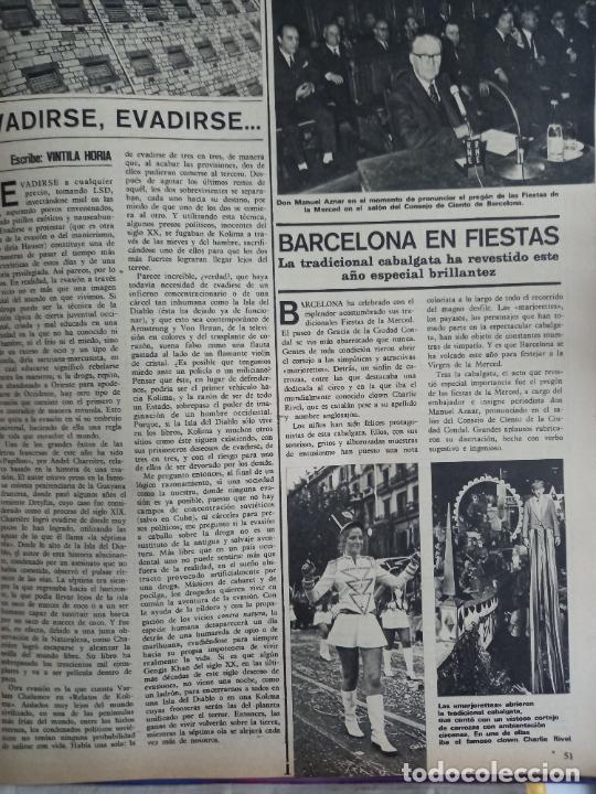 Coleccionismo de Revistas y Peri&oacute;dicos: MAJORETTES MAJORETS barcelona 1969 manuel aznar charlie rivel