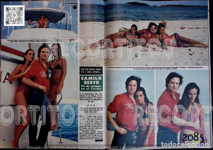 Coleccionismo de revistas y peri&oacute;dicos: camilo sesto yajair silvia