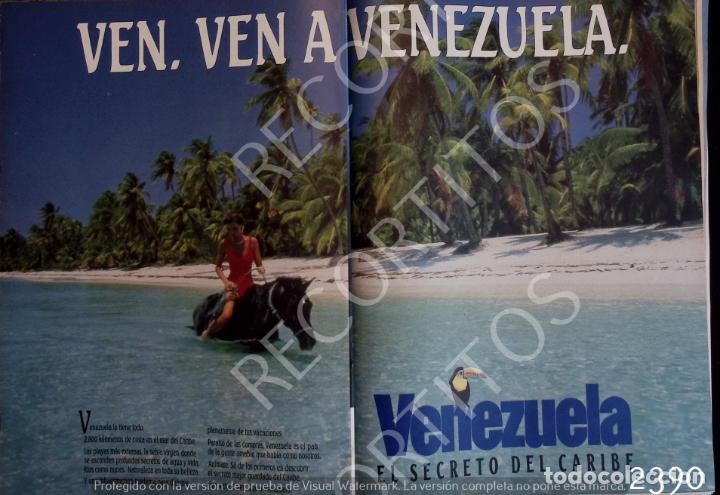 Colecionismo de Revistas e Jornais: anuncio ven a venezuela