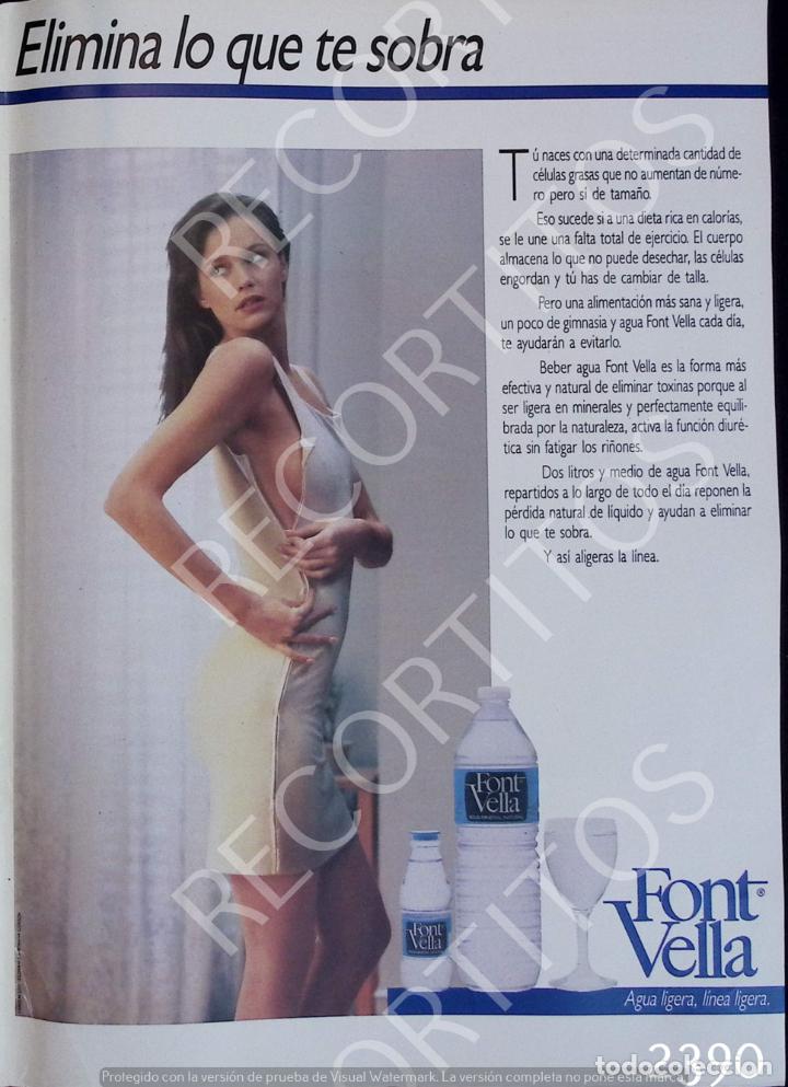 Colecionismo de Revistas e Jornais: anuncio agua font vella