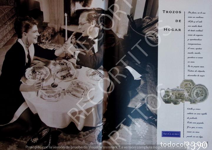 Coleccionismo de Revistas y Peri&oacute;dicos: anuncio vajillas porcelana san claudio