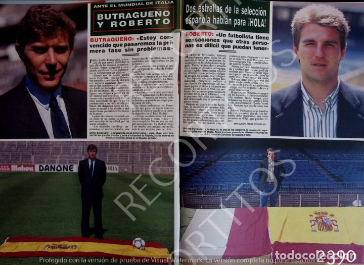 Colecionismo de Revistas e Jornais: emilio butrague&ntilde;o y roberto real madrid