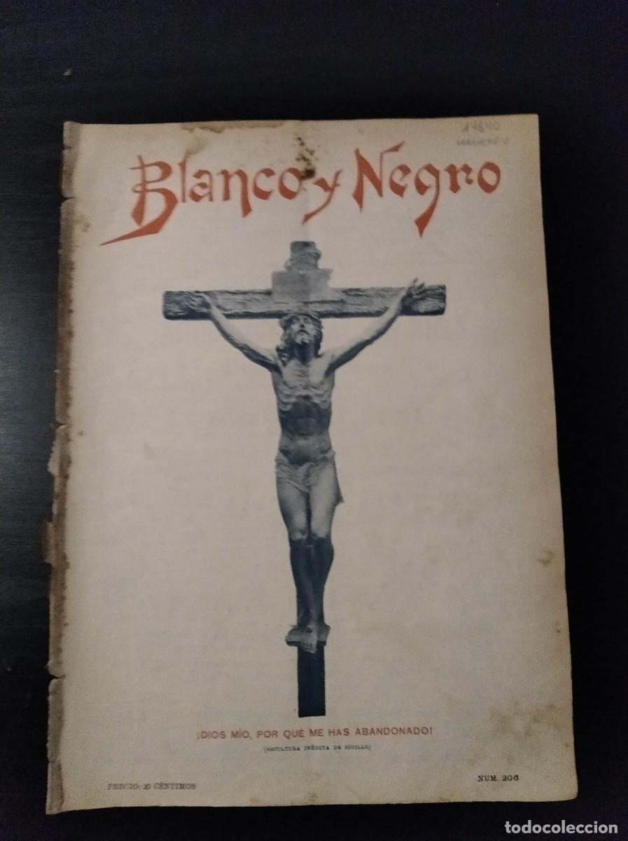 Collezionismo di Riviste e Giornali: BLANCO Y NEGRO. N&ordm; 206. A&Ntilde;O 1895. LA V&Iacute;A DOLOROSA. JES&Uacute;S ES CONDENADO A MUERTE. JES&Uacute;S ENCUENT.. LEER