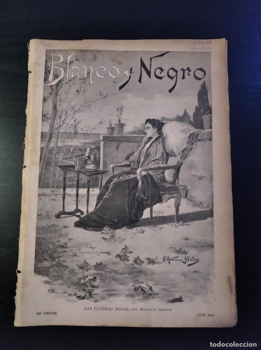 Coleccionismo de Revistas y Peri&oacute;dicos: BLANCO Y NEGRO. N&ordm; 242. A&Ntilde;O 1895. LA CRISIS MINISTERIAL. AGUST&Iacute;N QUEROL. SAN FRANCISCO CURAN.. LEER