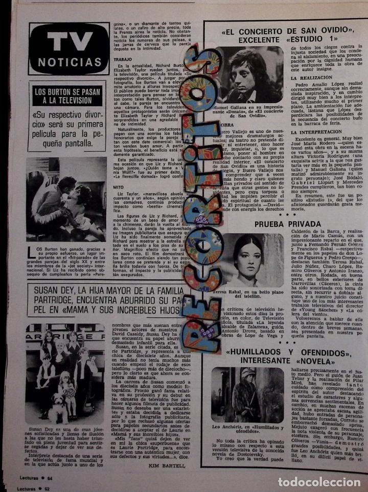 Coleccionismo de Revistas y Peri&oacute;dicos: manuel galiana susan dey teresa rabal elizabeth taylor liz richard burton