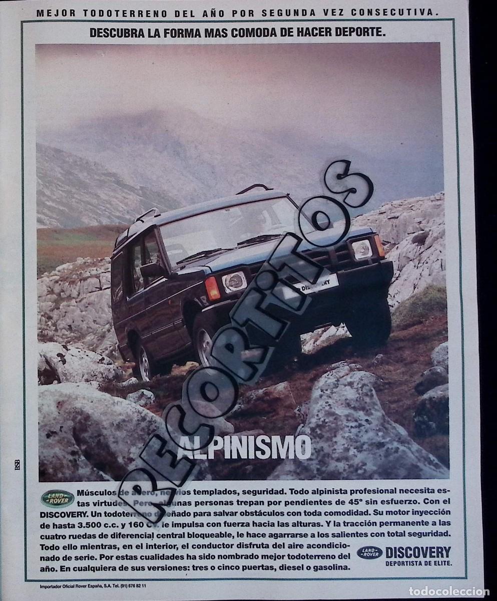 Coleccionismo de Revistas y Peri&oacute;dicos: anuncio land rover discovery