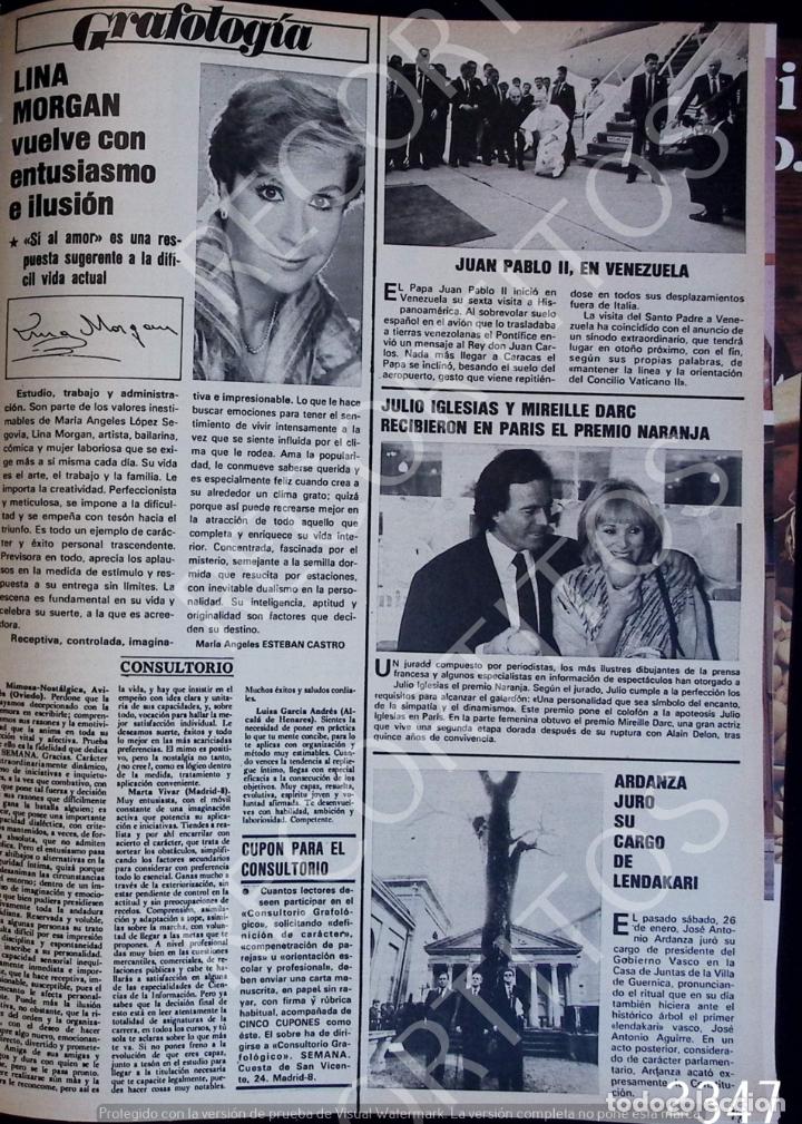 Coleccionismo de Revistas y Peri&oacute;dicos: LINA MORGAN JULIO IGLESIAS MIREILLE DARC