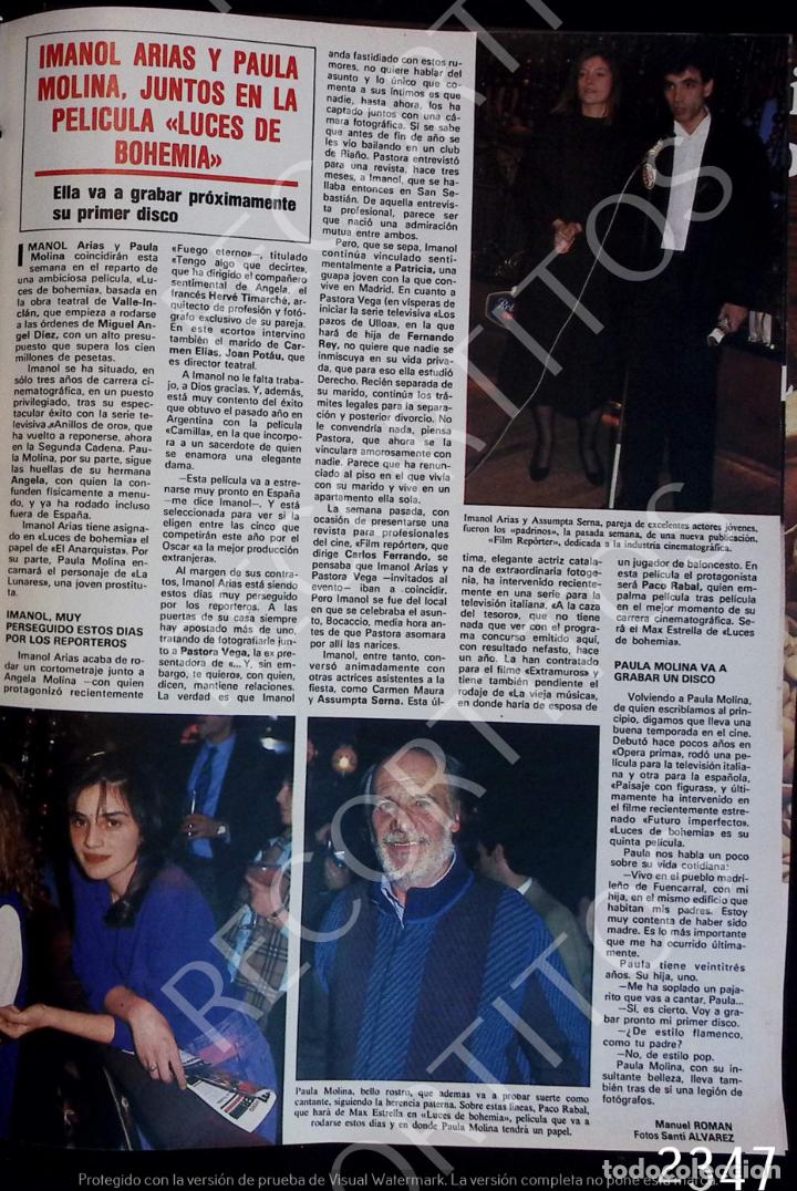 Sammeln von Zeitschriften und Zeitungen: IMANOL ARIAS PAULA MOLINA PACO RABAL