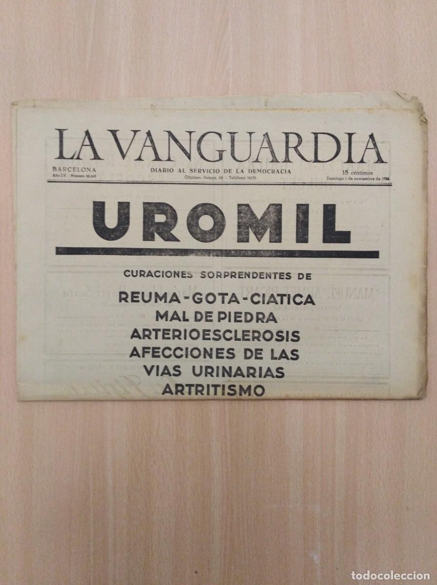 Coleccionismo de Revistas y Peri&oacute;dicos: LA VANGUARDIA N&ordm; 22.663 - 01/11/1936