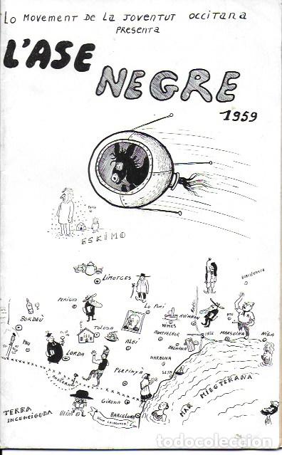 Coleccionismo de revistas y peri&oacute;dicos: L' Ase Negre. 1959. [ revista de la Joventut Occitana ] 21,5x13,5 cm. 40 p.