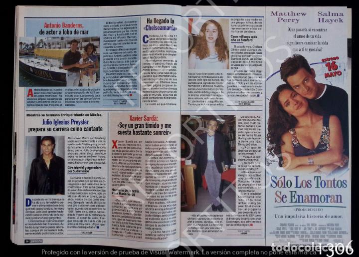 Coleccionismo de Revistas y Peri&oacute;dicos: matthew perry salma hayek chelsea clinton xavier sarda julio jose iglesias antonio banderas