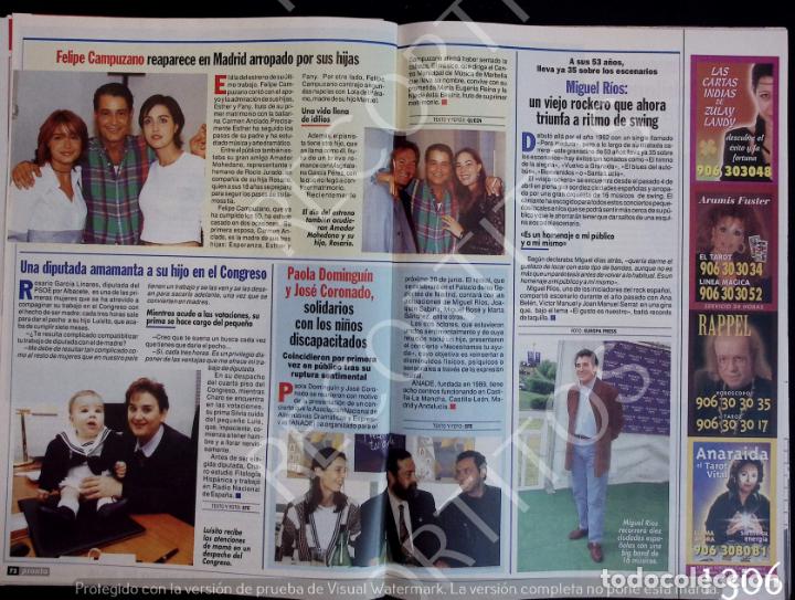 Coleccionismo de Revistas y Peri&oacute;dicos: felipe campuzano amador mohedano chayo rosario miguel rios paola dominguin jose coronado garcia lina