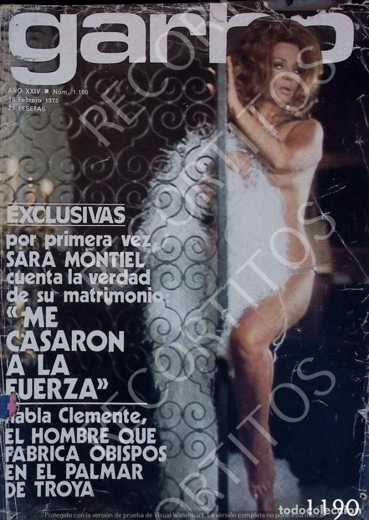 Coleccionismo de revistas y peri&oacute;dicos: RECORTE PORTADA SARA MONTIEL
