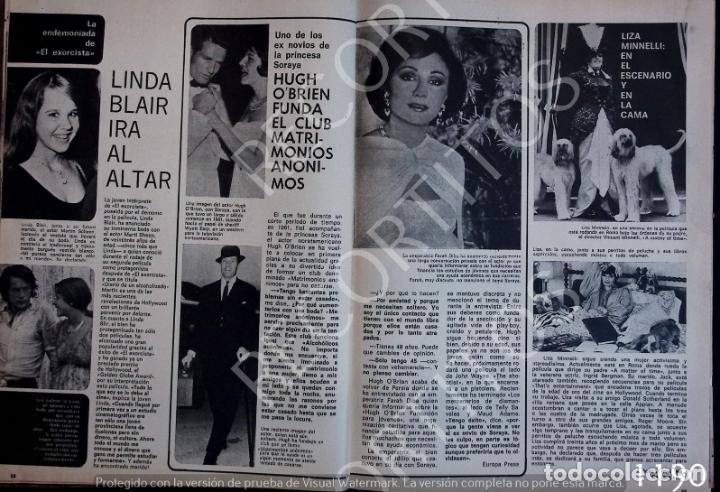 Colecionismo de Revistas e Jornais: HUGH OBRIEN FARAH DIBA LIZA MINNELLI LINDA BLAIR