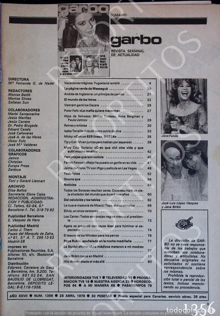 Colecionismo de Revistas e Jornais: JANE FONDA JANE BIRKIN JOSE LUIS LOPEZ VAZQUEZ