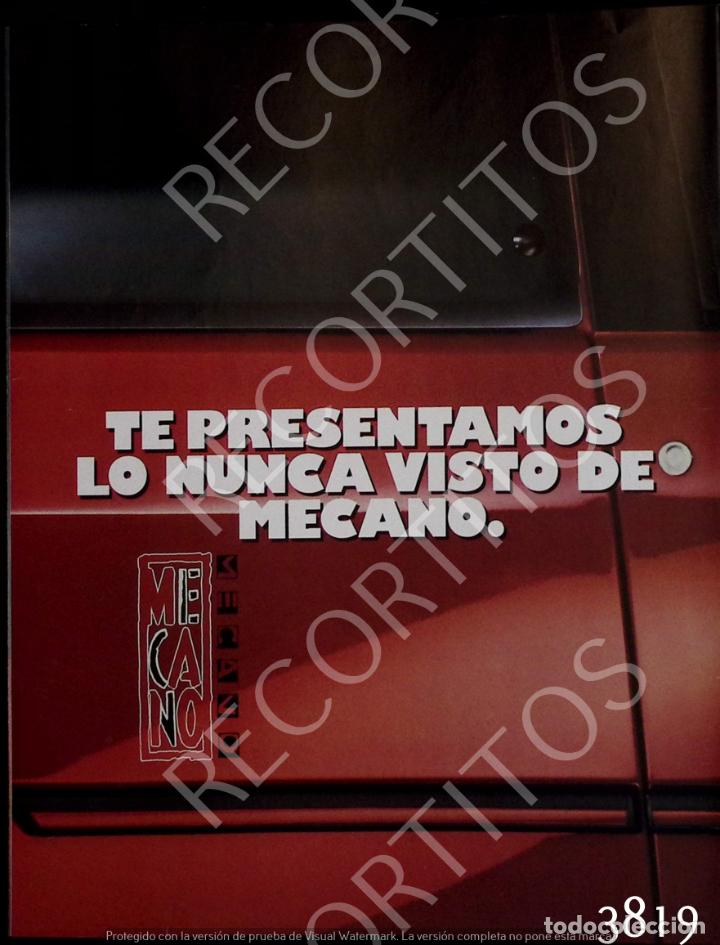 Coleccionismo de Revistas y Peri&oacute;dicos: DIPTICO RENAULT CLIO MECANO