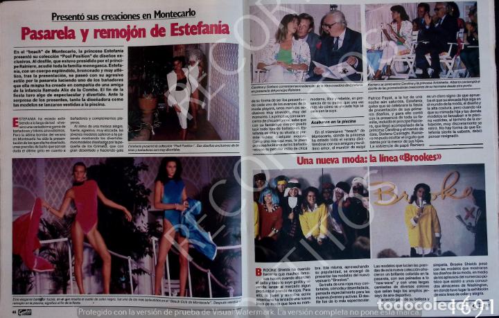 Coleccionismo de Revistas y Peri&oacute;dicos: CAROLINA DE MONACO ESTEFANIA STEPHANIE CAROLINE GRIMALDI BROOKE SHIELDS ROPA DE BA&Ntilde;O