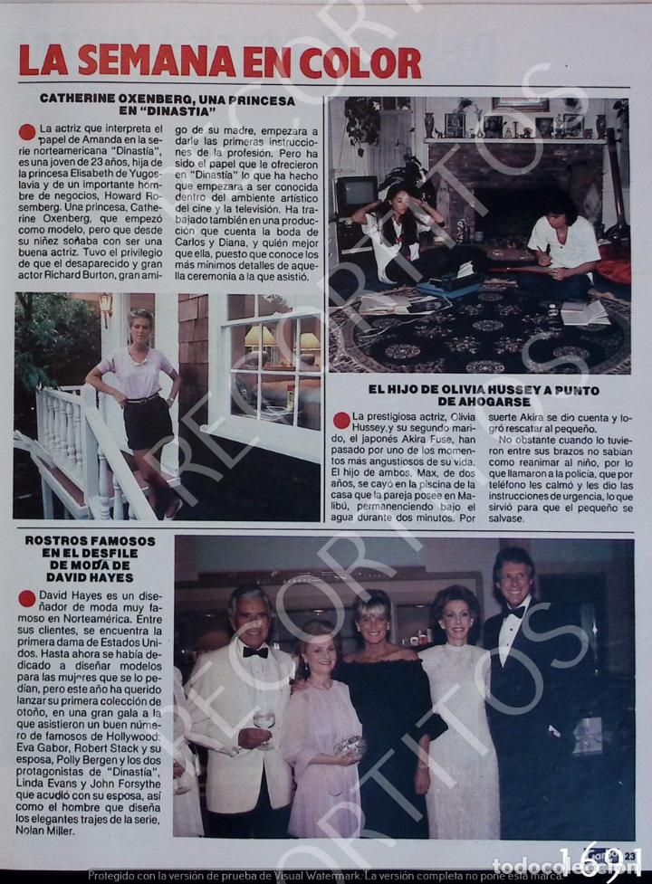 Coleccionismo de Revistas y Peri&oacute;dicos: OLIVIA HUSSEY JOHN FORSYTHE LINDA EVANS CATHERINE DE OXENBERG DINASTIA