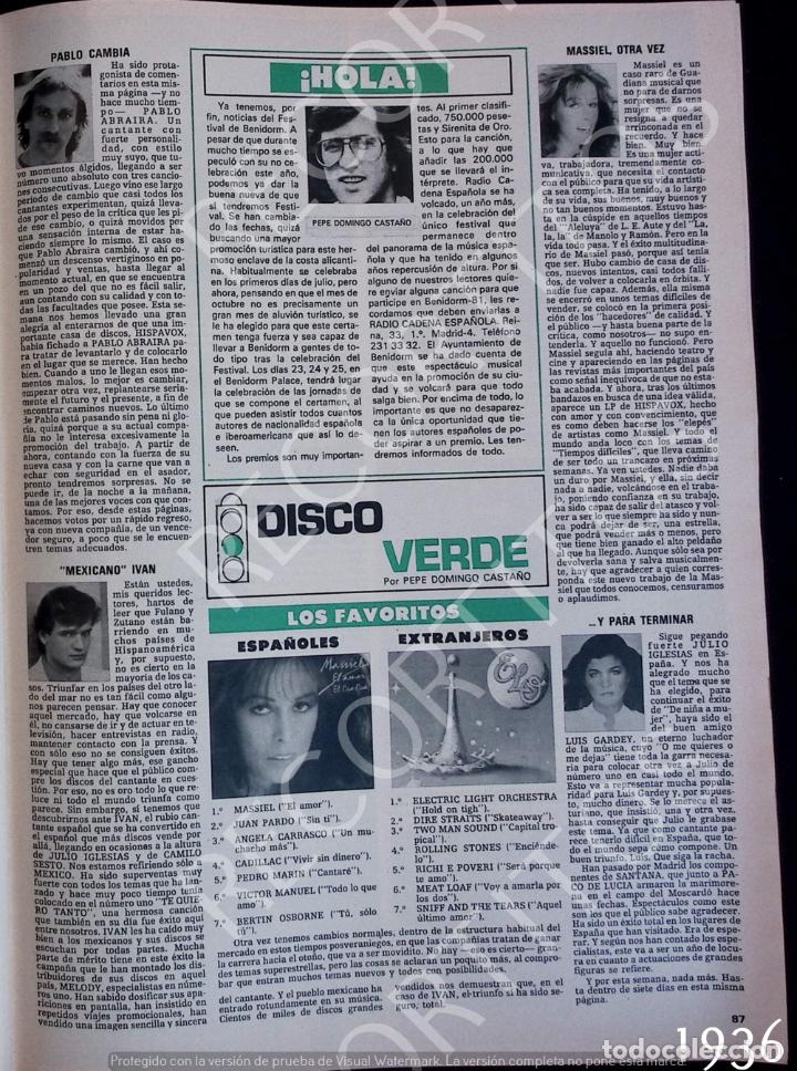 Coleccionismo de Revistas y Peri&oacute;dicos: MASSIEL ELO PABLO ABRAIRA JANET IVAN