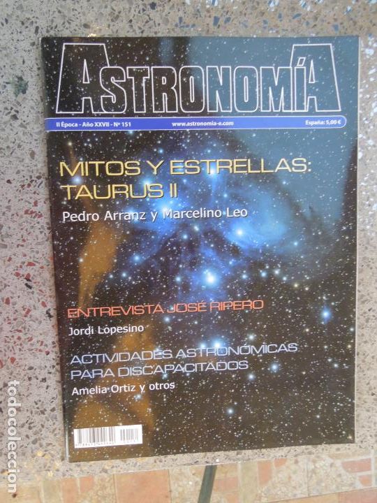 Coleccionismo de Revistas y Peri&oacute;dicos: ASTRONOMIA REVISTA N&ordm; 151- MITOS Y ESTRELLAS TAURUS II