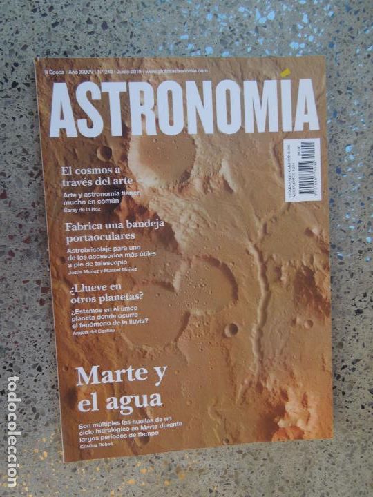 Colecionismo de Revistas e Jornais: ASTRONOMIA REVISTA N&ordm; 240- JUNIO 2019- MARTE Y EL AGUA