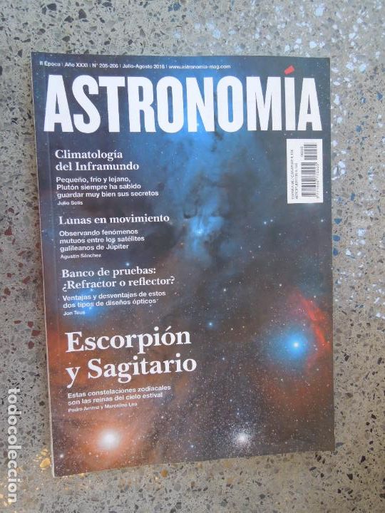 Collection Magazines and Newspapers: ASTRONOMIA REVISTA N&ordm; 205-206- JULIO-AGOSTO 2016- ESCORPION Y SAGITARIO