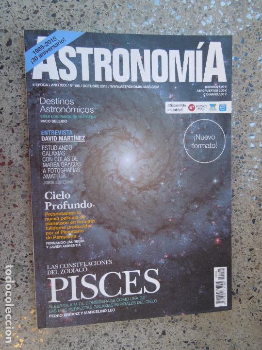Collection Magazines and Newspapers: ASTRONOMIA REVISTA N&ordm; 196- OCTUBRE 2015- LAS CONSTELACIONES DEL ZODIACO : PISCIS