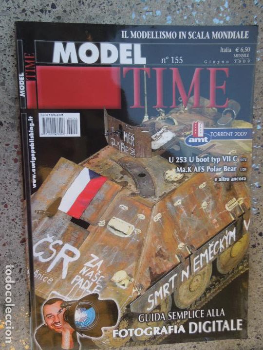 Collection Magazines and Newspapers: MODEL TIME REVISTA N&ordm; 155 - GIUGNO 2009- U 253 U BOOT TYP VII C