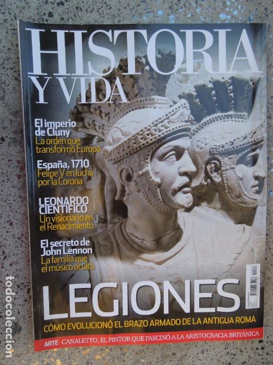 Coleccionismo de revistas y peri&oacute;dicos: HISTORIA Y VIDA REVISTA N&ordm; 513 - LEGIONES - LEONARDO CIENTIFICO