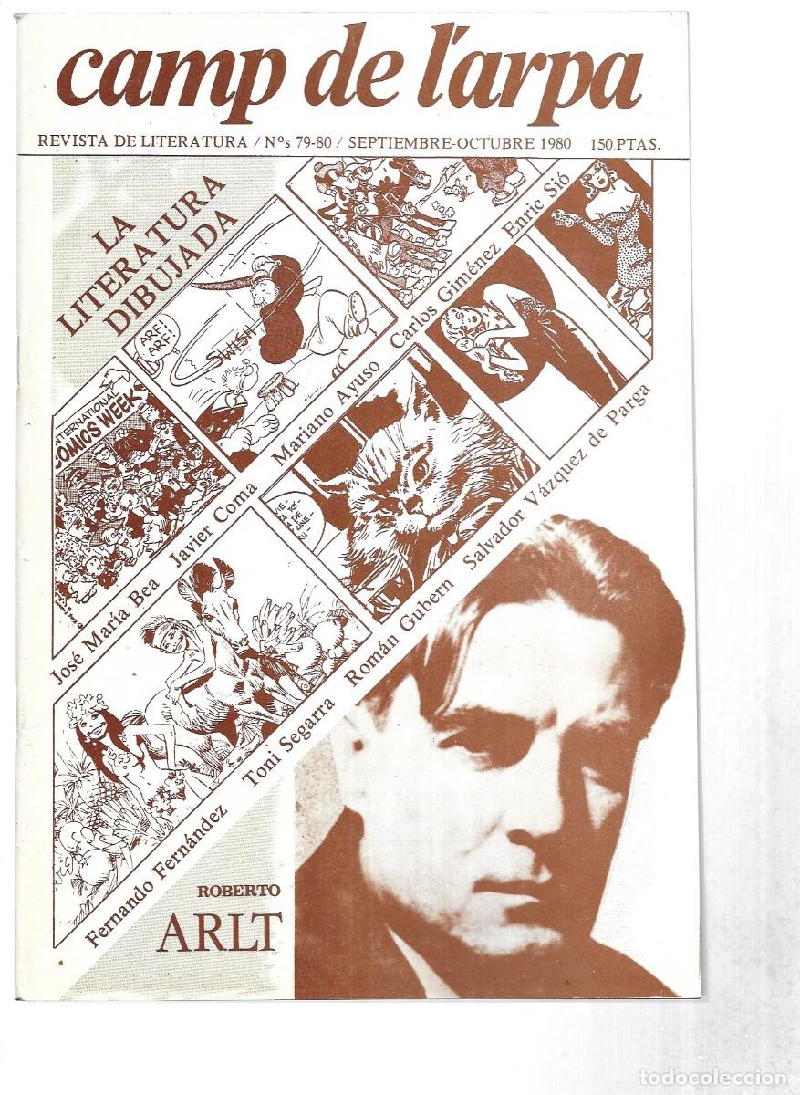 Coleccionismo de Revistas y Peri&oacute;dicos: Camp de l'Arpa n&ordm; 79-80 . La literatura dibujada / Roberto Arlt
