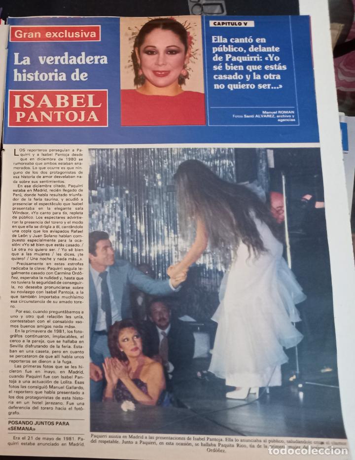 Collection Magazines and Newspapers: ISABEL PANTOJA MEMORIAS EN SEMANA