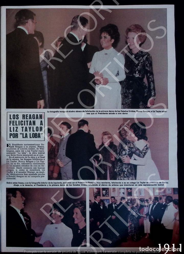 Coleccionismo de Revistas y Peri&oacute;dicos: ELIZABETH TAYLOR LIZ RONALD REAGAN NANCY LA LOBA
