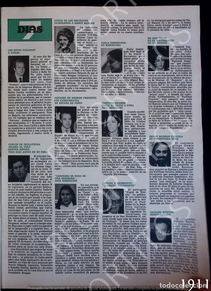 Coleccionismo de Revistas y Peri&oacute;dicos: don alfonso de borbon duque de cadiz DEMIS ROUSSOS ELIZABETH TAYLOR RICHARD BURTON PAOLA DOMINGUIN
