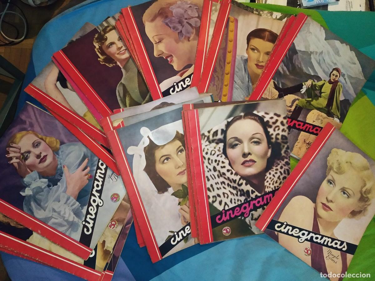 Coleccionismo de Revistas y Peri&oacute;dicos: Lote 20 Revistas Cinegramas