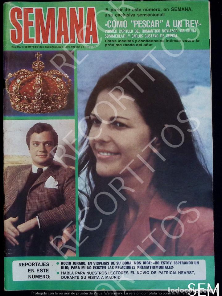 Coleccionismo de revistas y peri&oacute;dicos: RECORTE PORTADA SYLVIA SILVIA SOMMERLATH DE SUECIA