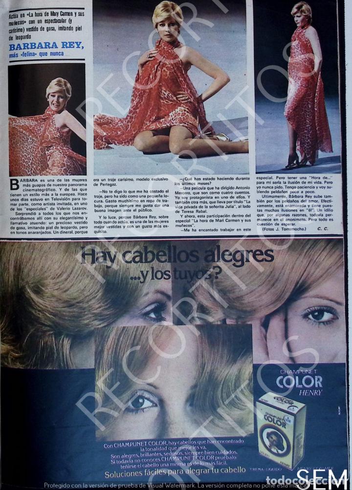 Coleccionismo de revistas y peri&oacute;dicos: BARBARA REY - Foto 1