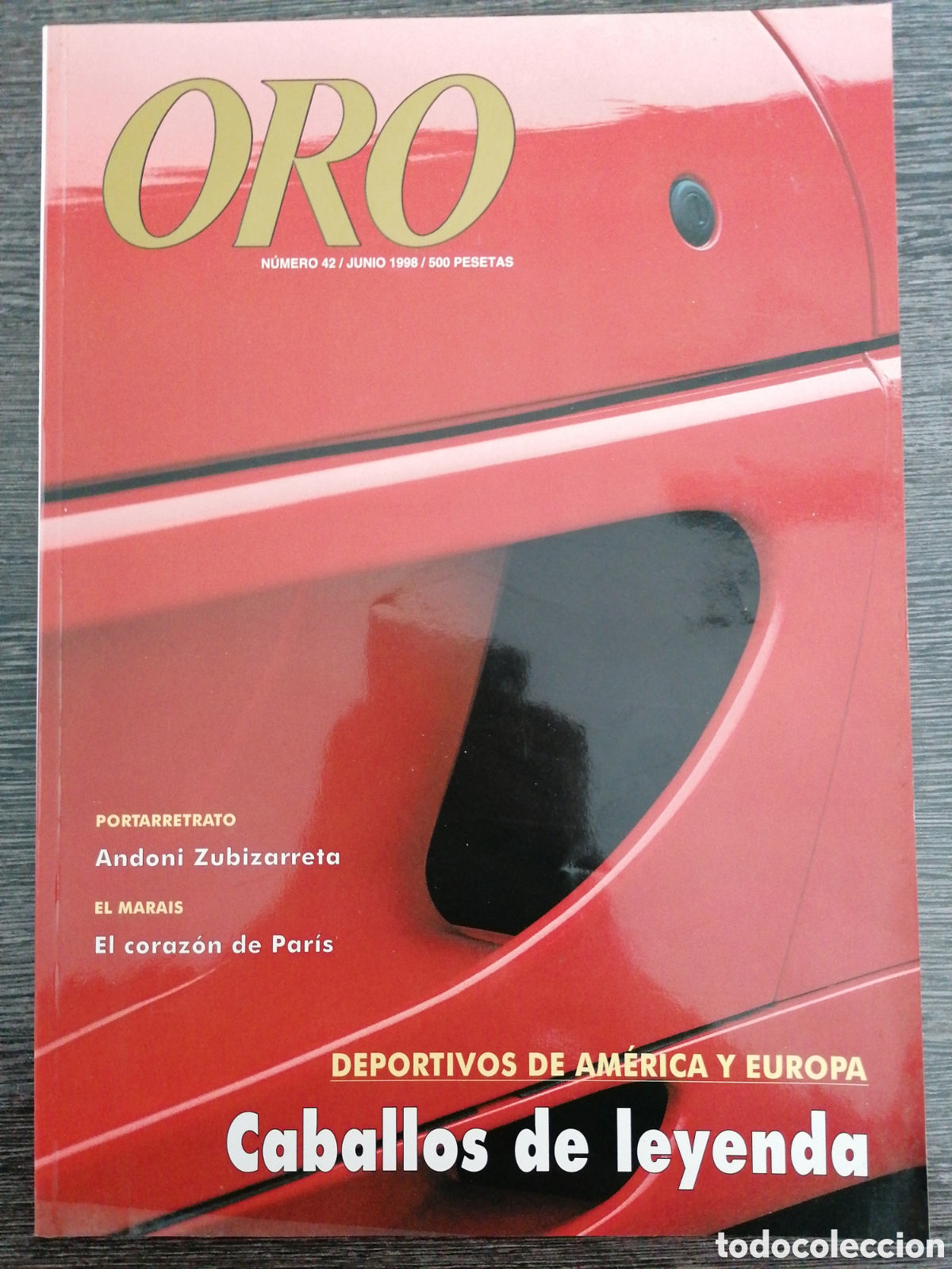 Coleccionismo de Revistas y Peri&oacute;dicos: REVISTA ORO N.&ordm; 42 1998 ANDONI ZUBIZARRETA, EL MARAIS, LUIS MIGUEL ENCISO, TRINIDAD FERN&Aacute;NDEZ.