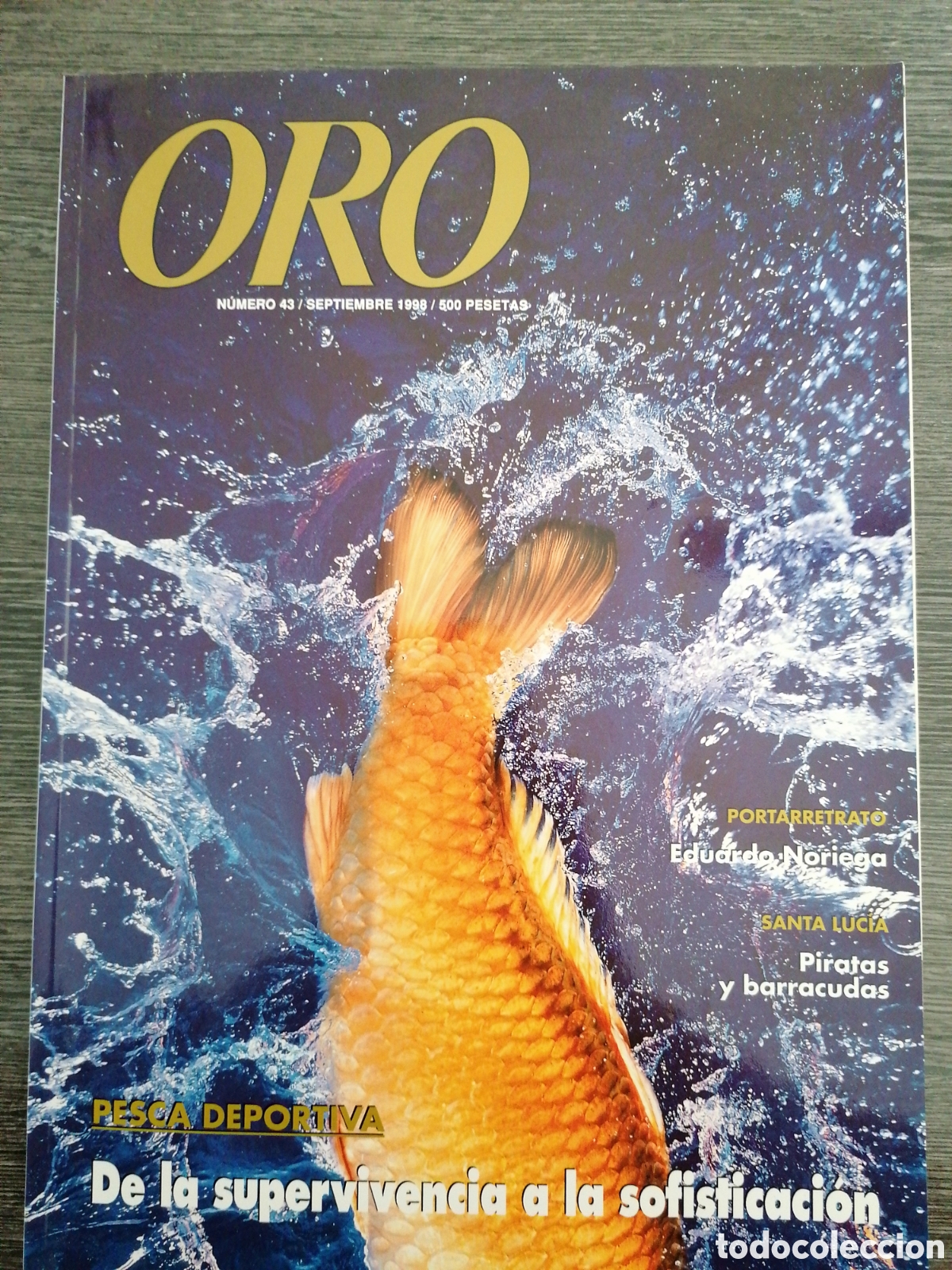 Coleccionismo de Revistas y Peri&oacute;dicos: REVISTA ORO N.&ordm; 43 1998 EDUARDO NORIEGA, MANUEL SERRA, SAN AGUST&Iacute;N COLOMBIA, CONCHA HERMOSILLA
