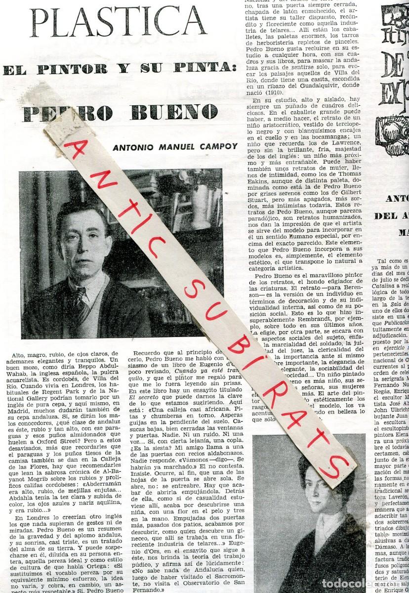revista año 1963 pintor pedro bueno de villa de - Compra venta en