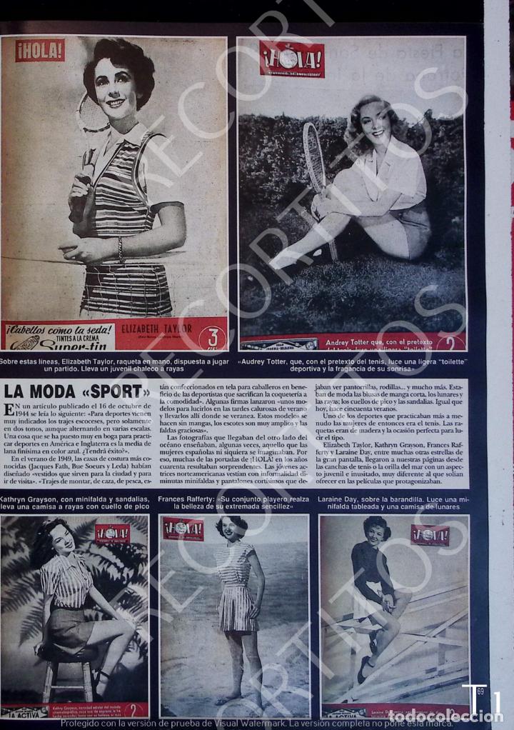 Coleccionismo de Revistas y Peri&oacute;dicos: AUDREY TOTTER ELIZABETH TAYLOR KATHRYN GRAYSON FRANCES RAFFERTY LARAINE DAY