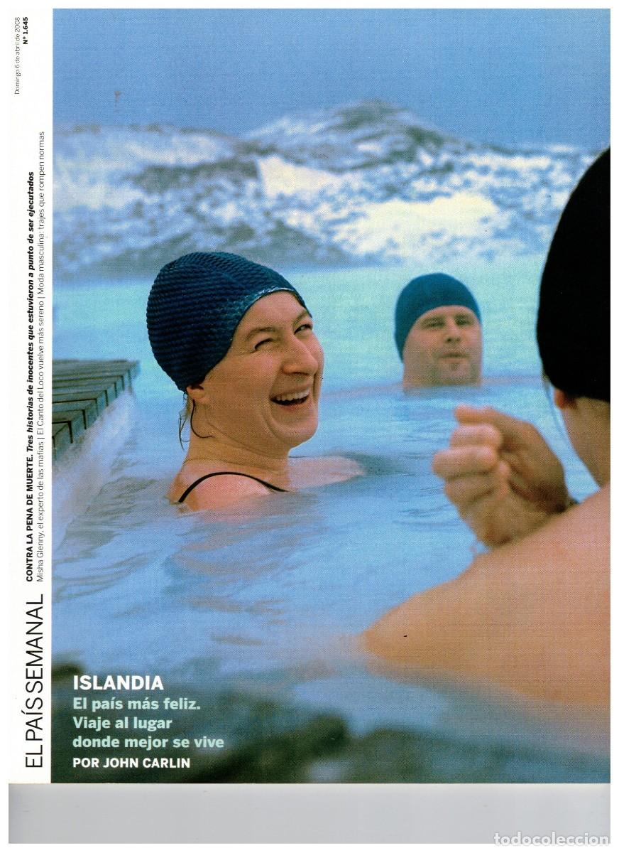 Colecionismo de Revistas e Jornais: EPS 2008 ISLANDIA. CONTRA LA PENA DE MUERTE. EL CANTO DEL LOCO. MISHA GLENNY. IAN CURTIS