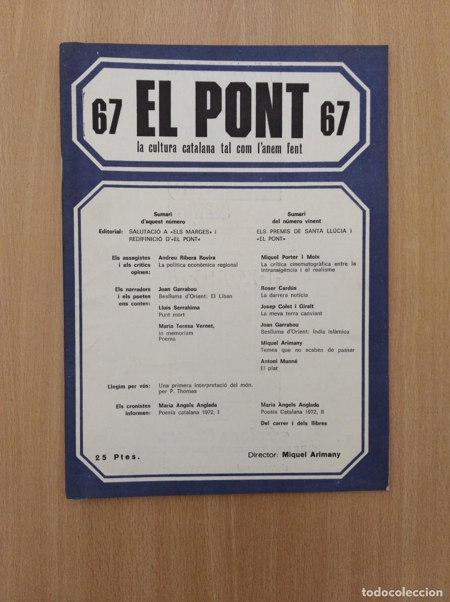 Collection Magazines and Newspapers: REVISTA EL PONT - n&uacute;m. 67.