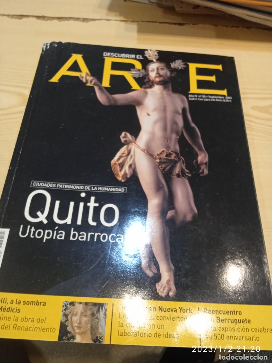 Coleccionismo de Revistas y Peri&oacute;dicos: GG-537 REVISTA DESCUBRIR EL ARTE N&ordm; 55 QUITO UTOPIA BARROCA