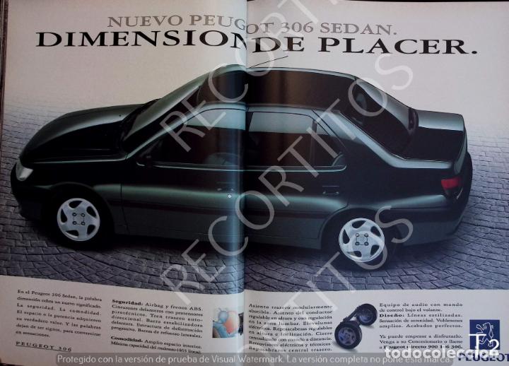Coleccionismo de Revistas y Peri&oacute;dicos: anuncio peugeot 306