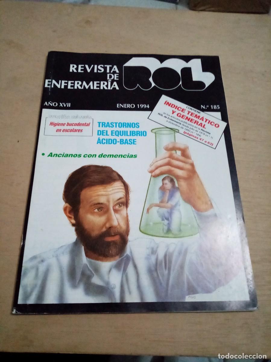 Collezionismo di Riviste e Giornali: REVISTA DE ENFERMERIA ROL. N&ordm; 185 C34L