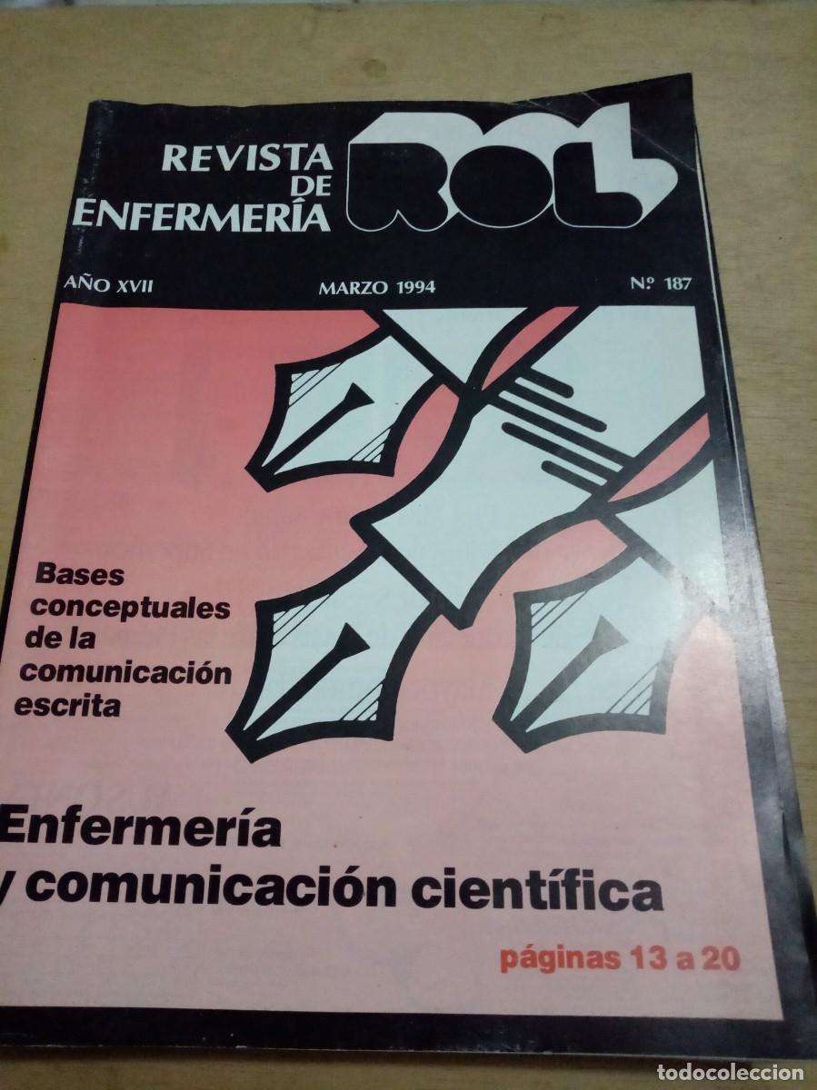 Collection Magazines and Newspapers: REVISTA DE ENFERMERIA ROL. N&ordm; 187 C34L
