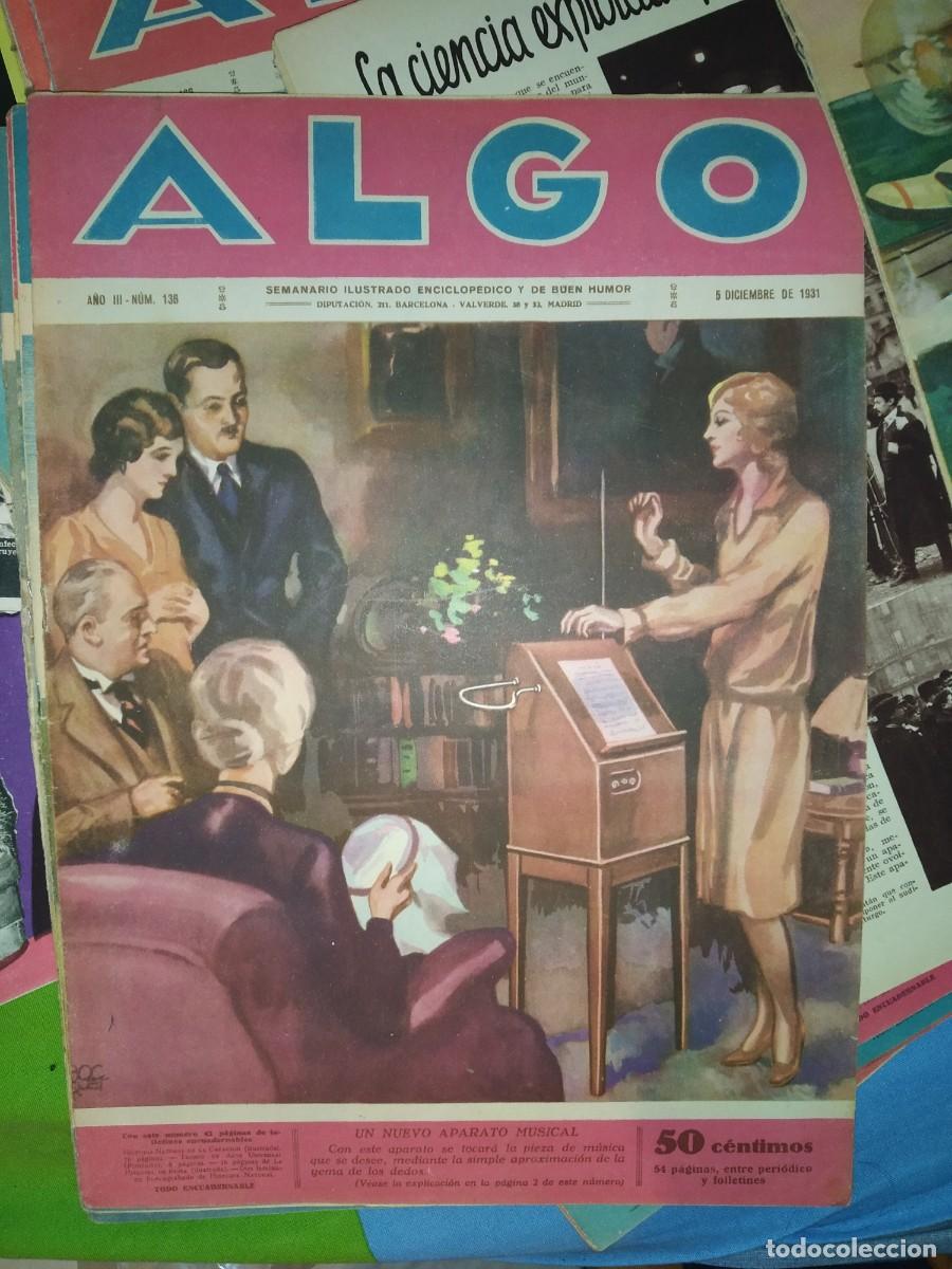 Coleccionismo de Revistas y Peri&oacute;dicos: Lote 10 Revistas &rdquo;Algo&rdquo; -a&ntilde;os 30-